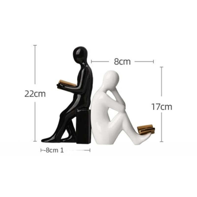 Bibliocanto Ceramic Decorative Bookend