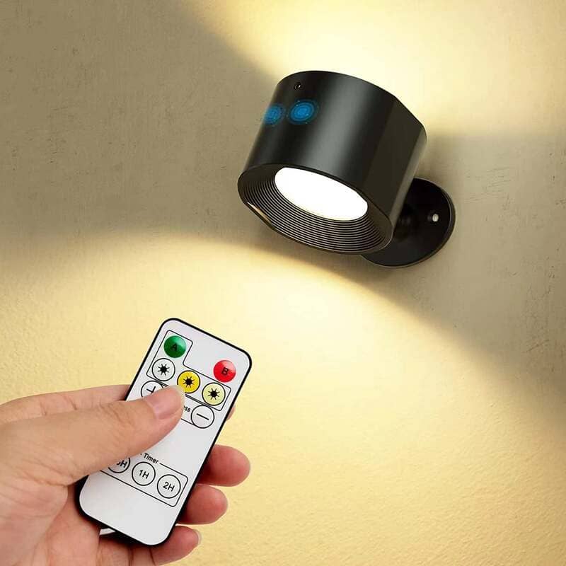 Wireless Indoor LED Bifocal Wall Sconce