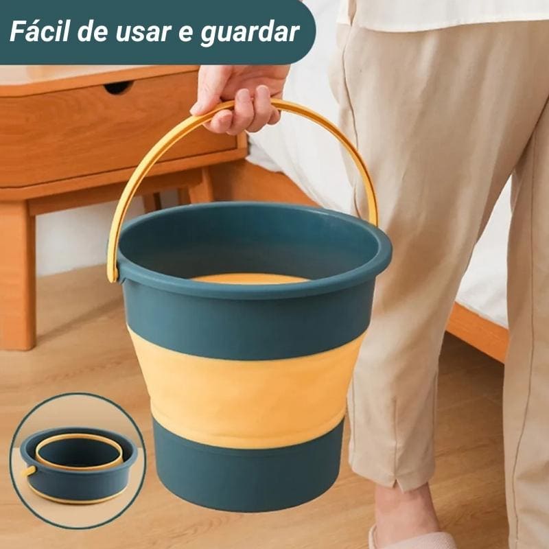 Retractable Bucket with Handle Foldable Bucket 10L/17L