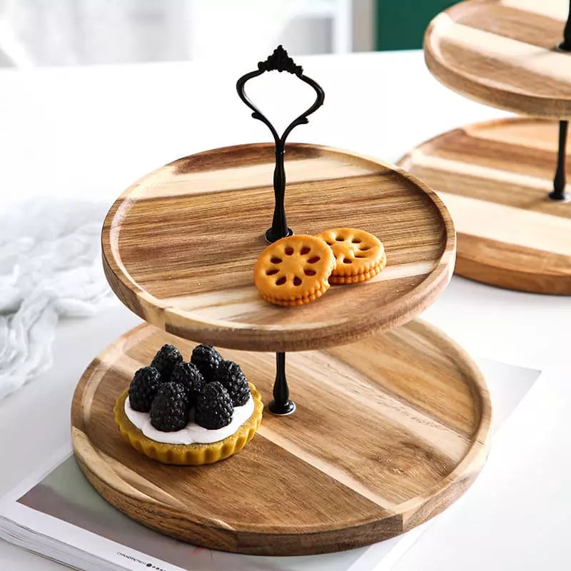 Wooden Candy Tray Stand for Sweets