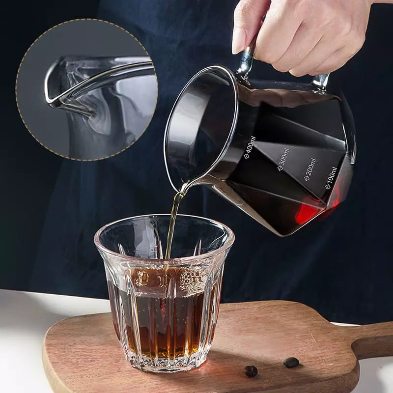 Glass Coffee Bottle Borosilicate Coffee Dripper Hario V60