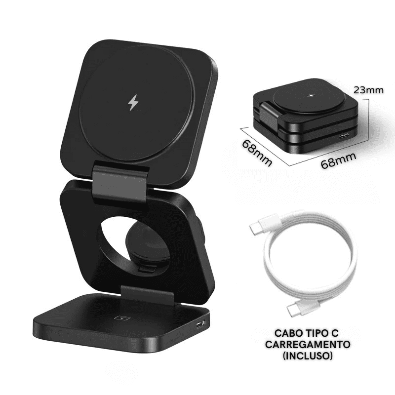 iPhone Wireless Charger Stand for Apple Watch and AirPods