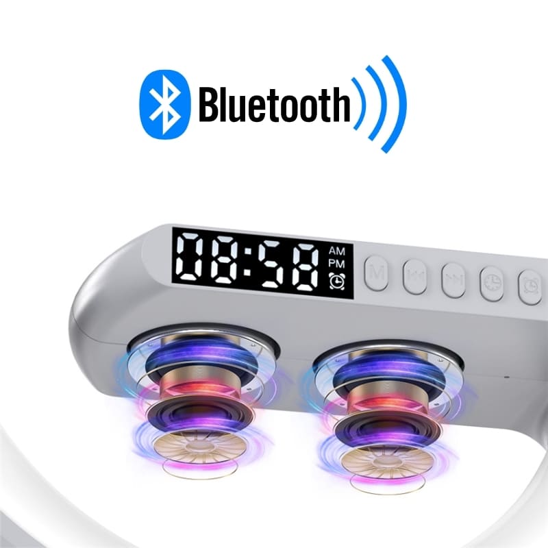 iPhone Samsung Wireless Charger + Alarm Clock + Lamp