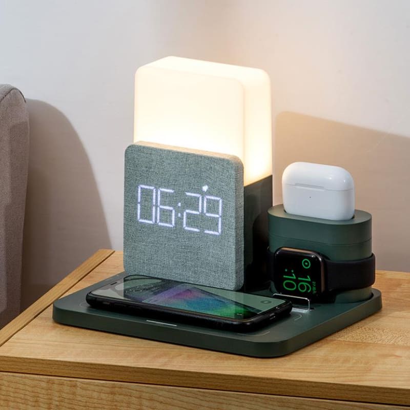Induction Charger for Desk Lamp and Alarm Clock