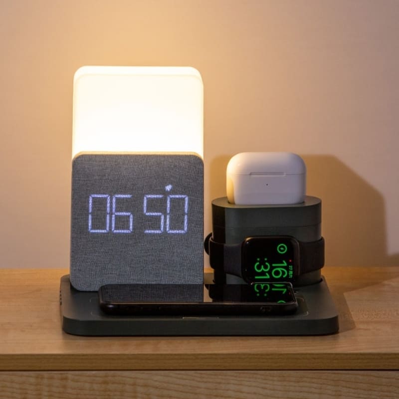 Induction Charger for Desk Lamp and Alarm Clock