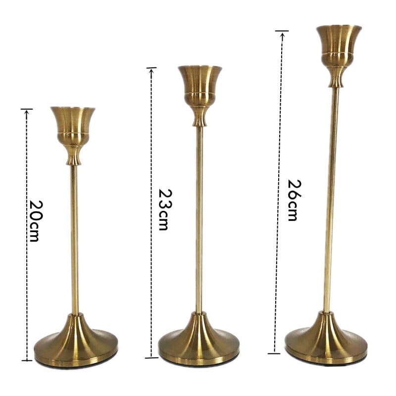 Retro Decorative Candle Holder Stand Polihousi