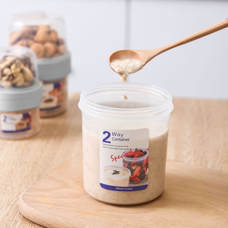 Portable Cereal, Salad, and Fruit Breakfast Cup