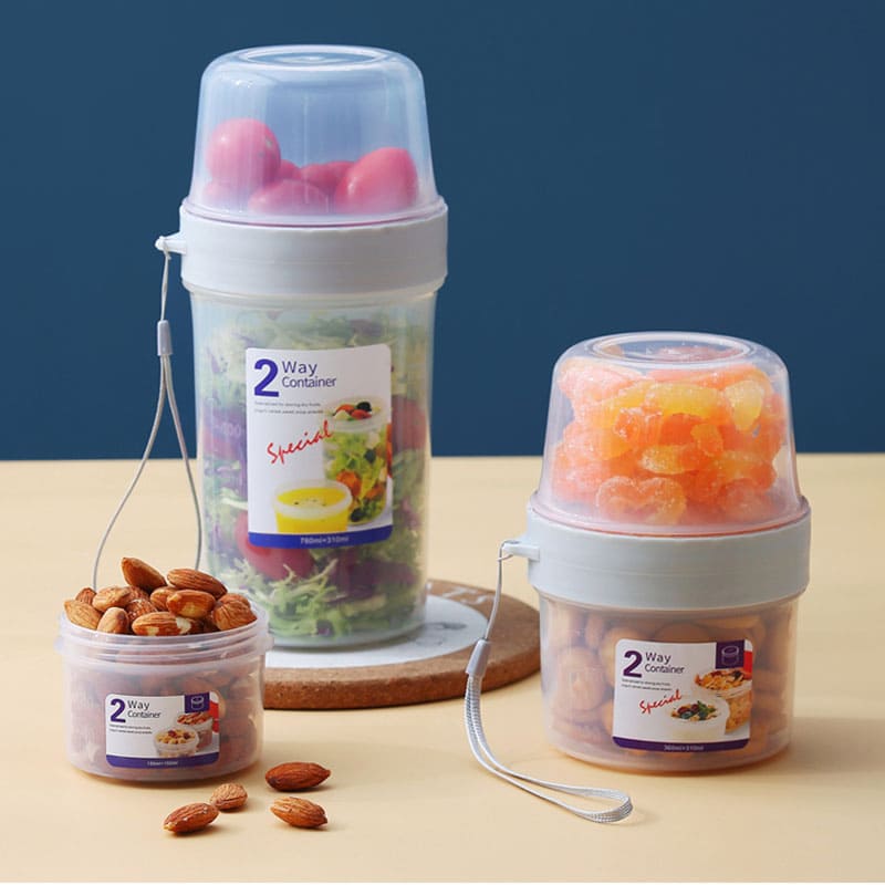 Portable Cereal, Salad, and Fruit Breakfast Cup