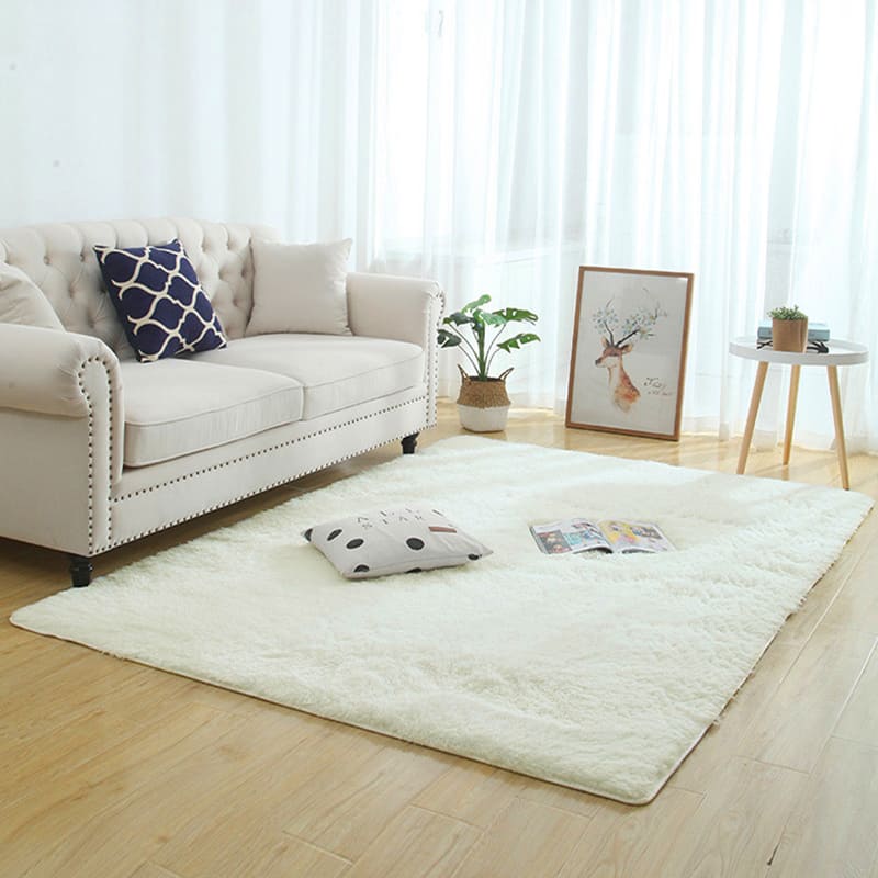 Plain Rug Mat - Cream