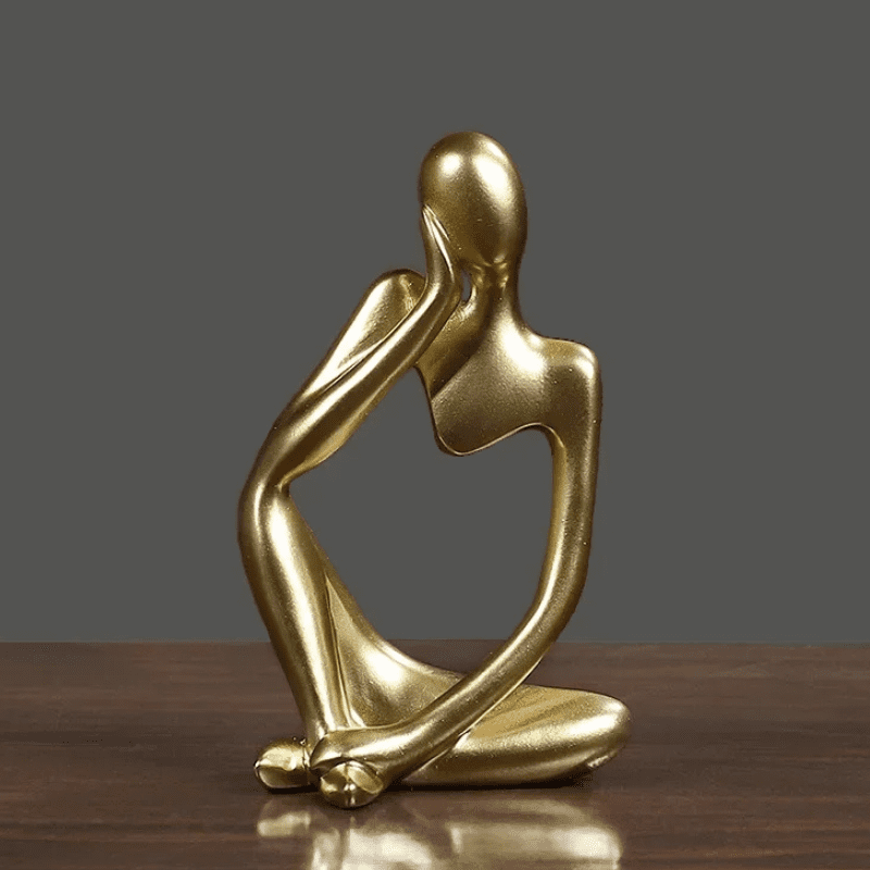 Resin Table Decoration Sculpture Thinker Statue Polihousi