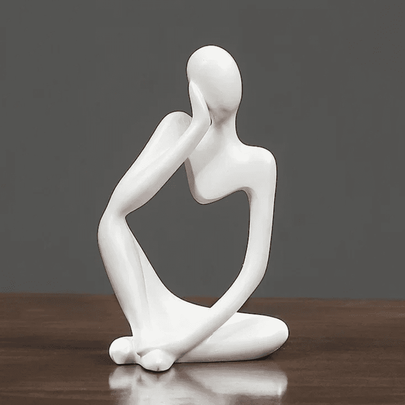 Resin Table Decoration Sculpture Thinker Statue Polihousi