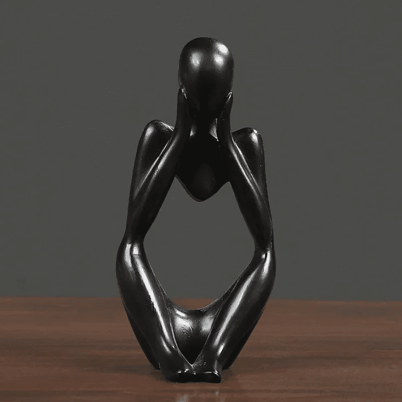 Resin Table Decoration Sculpture Thinker Statue Polihousi