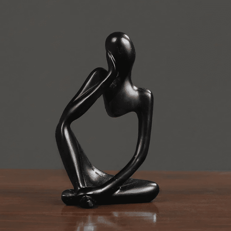 Resin Table Decoration Sculpture Thinker Statue Polihousi