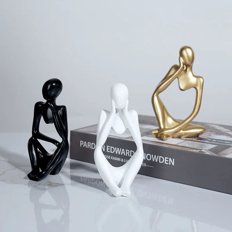 Resin Table Decoration Sculpture Thinker Statue Polihousi