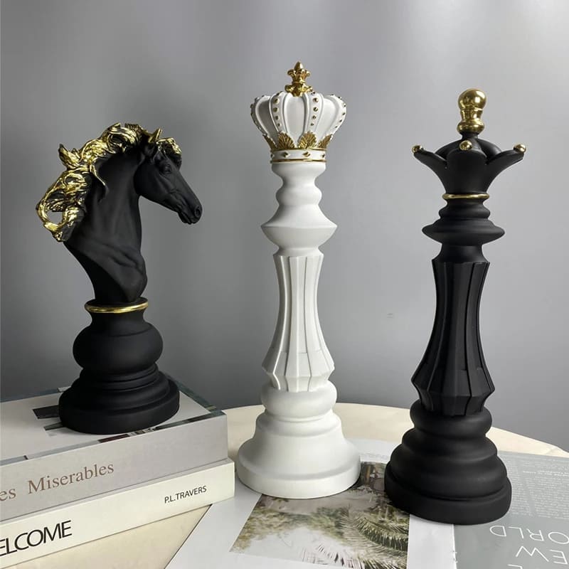Resin Table Decoration Chess Piece Statues