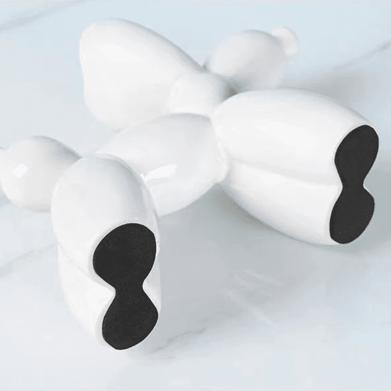 Living Room Decoration Ceramic Dog Balloon Statue