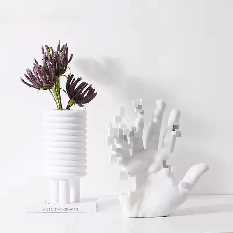 Living Room Decoration Resin Hand Statue Artistic Polystone