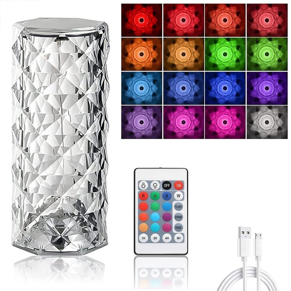 Wireless LED Table Lamp with 3-16 Colors Premium Rose™