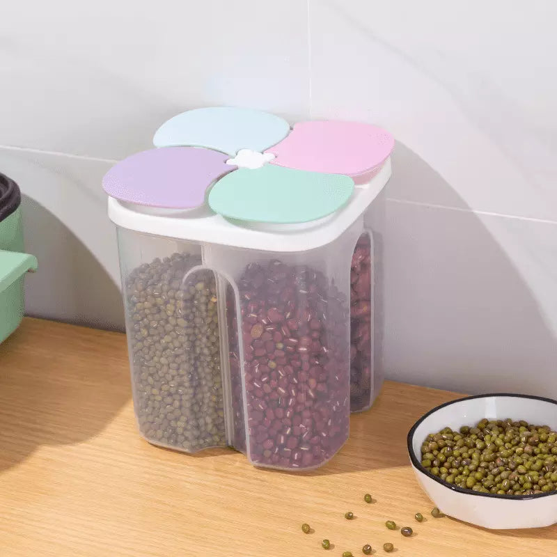 Food and Cereal Dispenser with Dividers