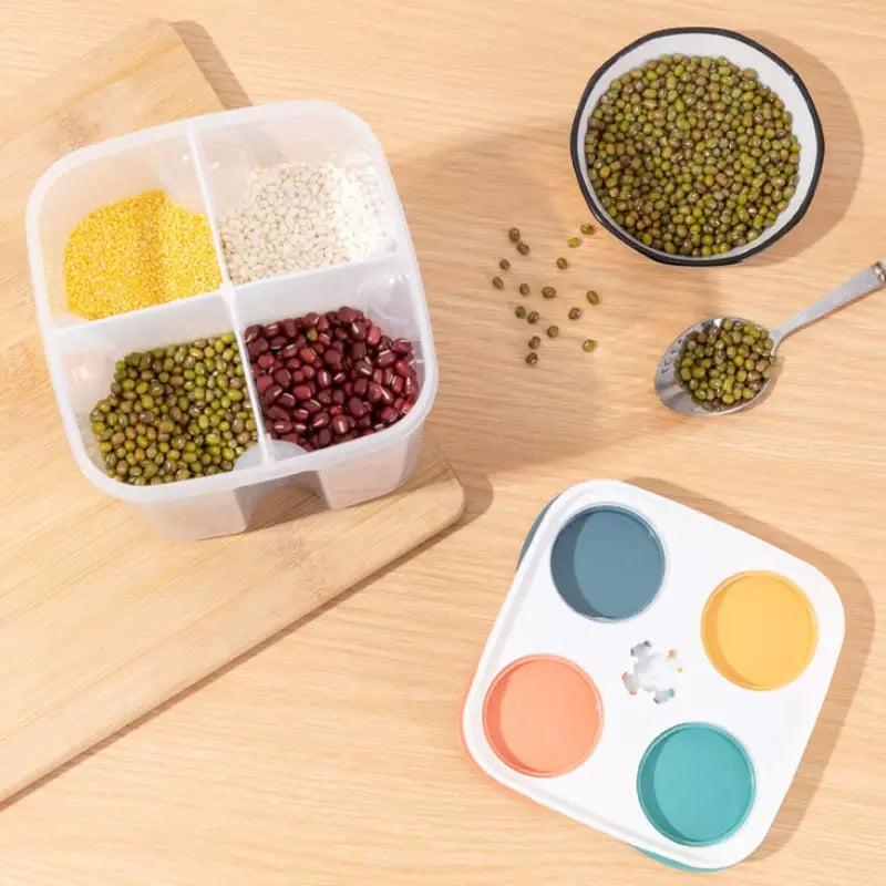Food and Cereal Dispenser with Dividers