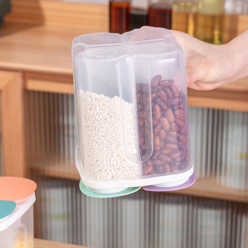 Food and Cereal Dispenser with Dividers