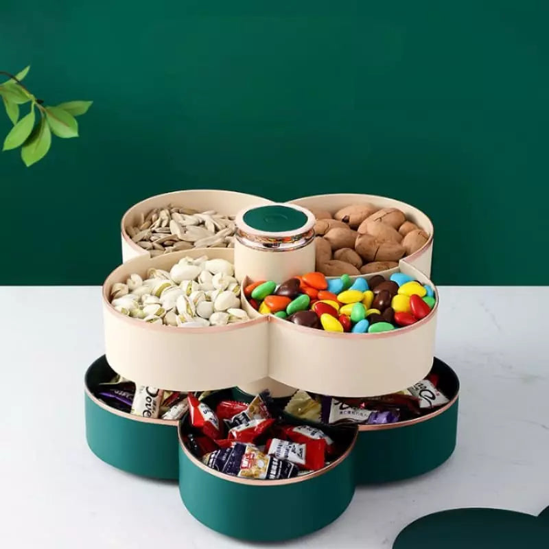 Rotating Food Candy Fruit Dispenser Organizer