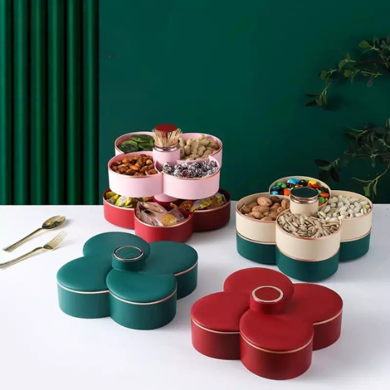 Rotating Food Candy Fruit Dispenser Organizer