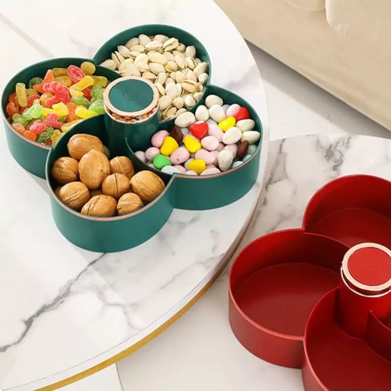 Rotating Food Candy Fruit Dispenser Organizer