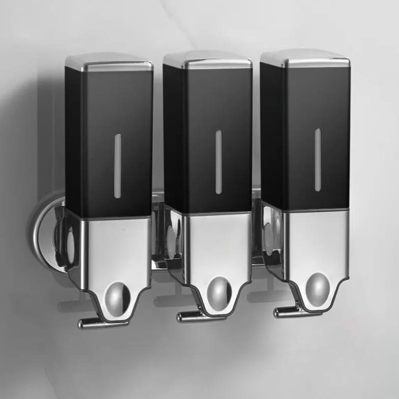 Square Liquid Soap, Shampoo, Conditioner Dispenser