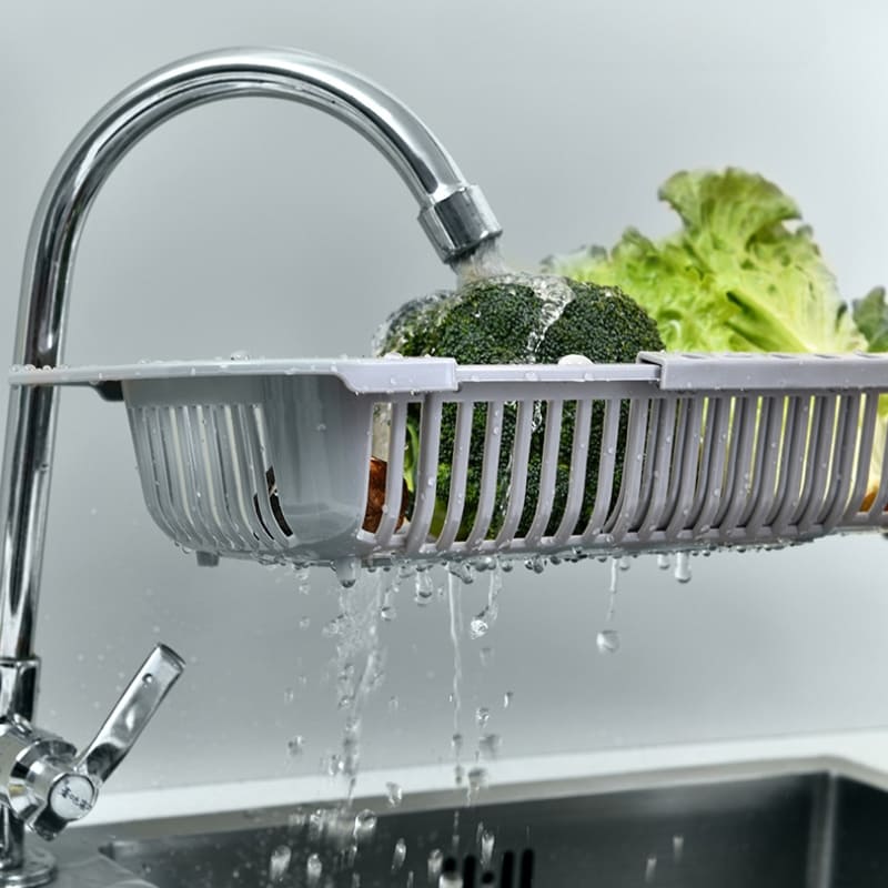 Expandable Polyhouse Food Drainer Basket