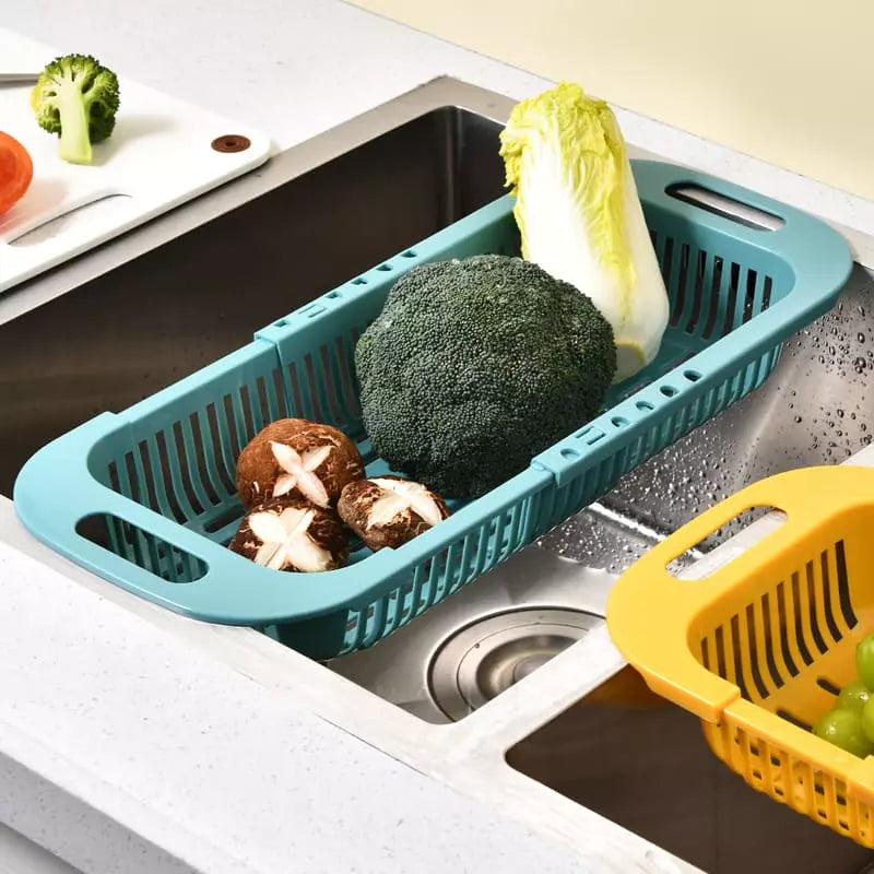 Expandable Polyhouse Food Drainer Basket