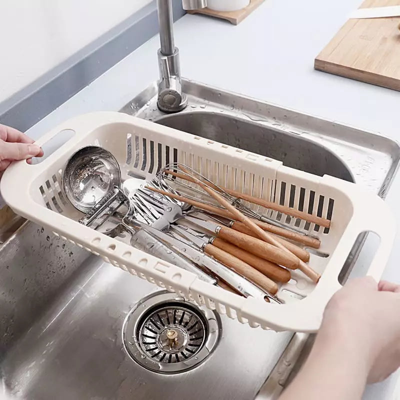 Expandable Polyhouse Food Drainer Basket