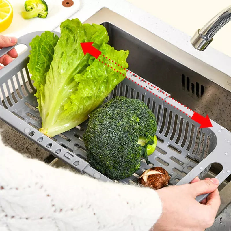 Expandable Polyhouse Food Drainer Basket