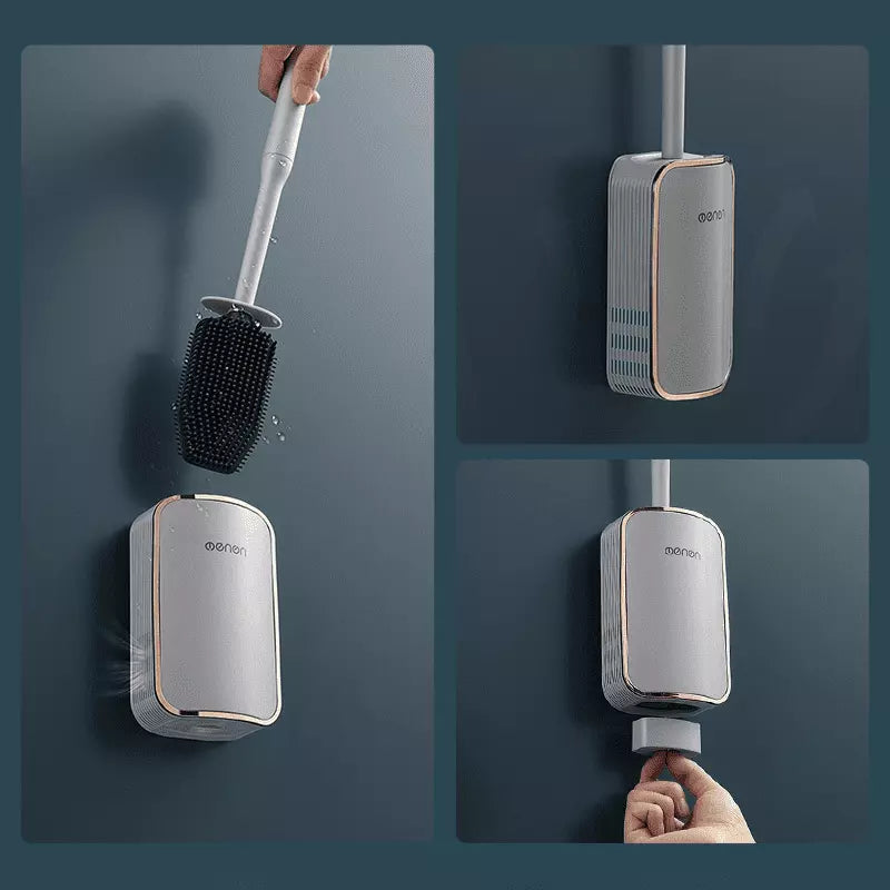 Silicone Toilet Brush with Holder