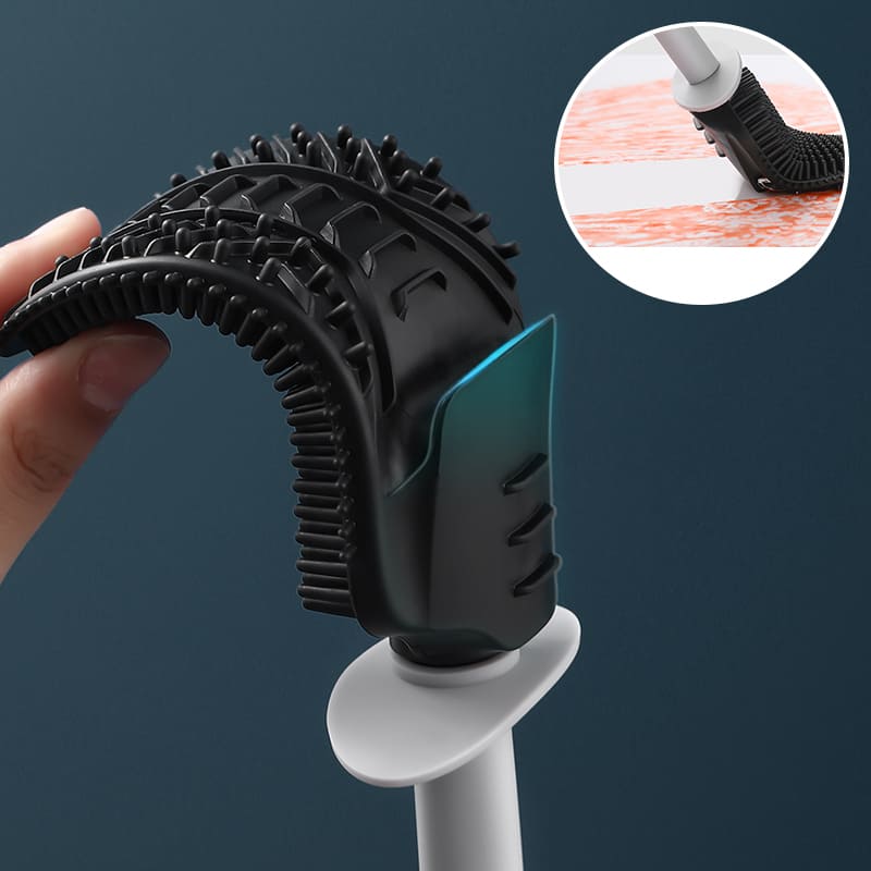 Silicone Toilet Brush with Holder