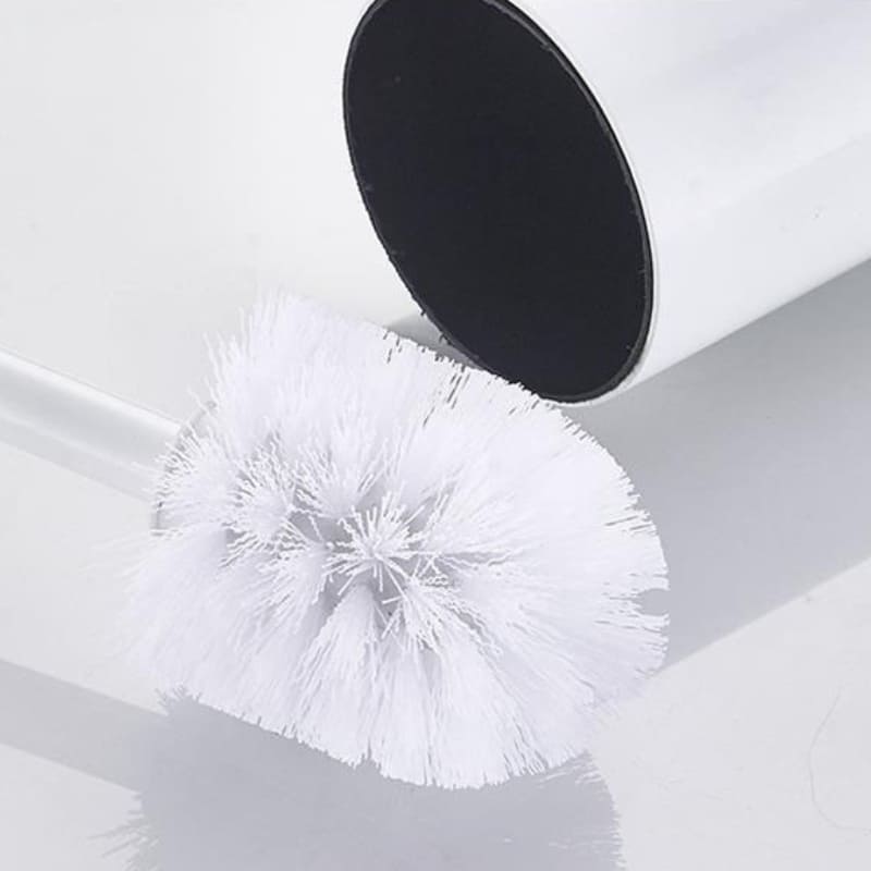 Premium Aluminum Bathroom Toilet Brush with Holder
