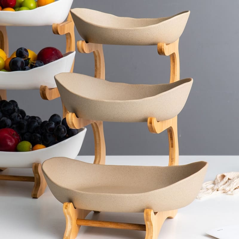 Bamboo Fruit Basket Table Fruit Basket