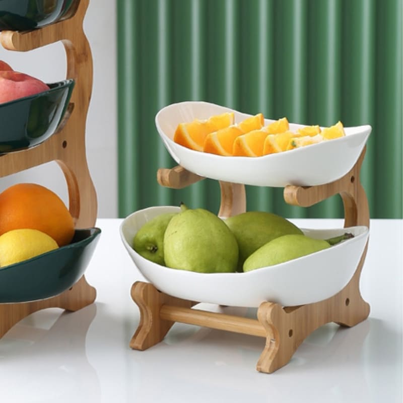 Bamboo Fruit Basket Table Fruit Basket