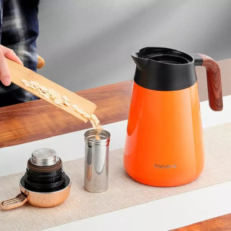1.6L Stainless Steel Coffee and Tea Thermos Bottle