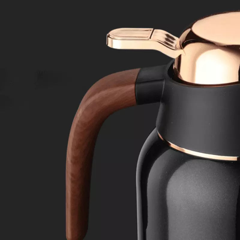 1000ml Stainless Steel and Ceramic Coffee and Tea Thermos Bottle