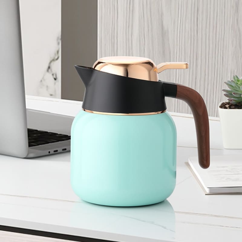 1000ml Stainless Steel and Ceramic Coffee and Tea Thermos Bottle