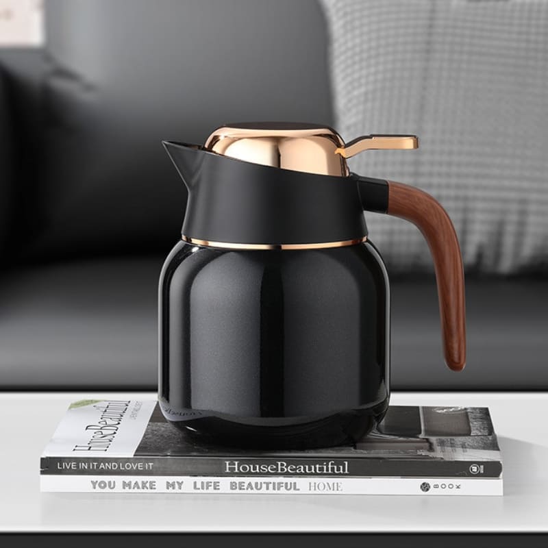 1000ml Stainless Steel and Ceramic Coffee and Tea Thermos Bottle
