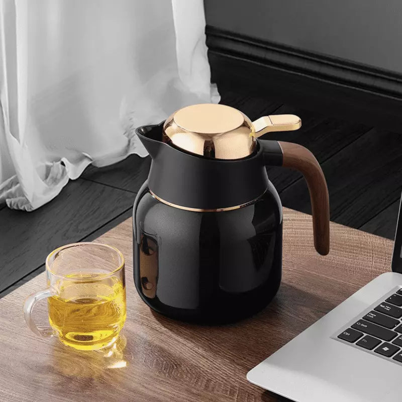 1000ml Stainless Steel and Ceramic Coffee and Tea Thermos Bottle