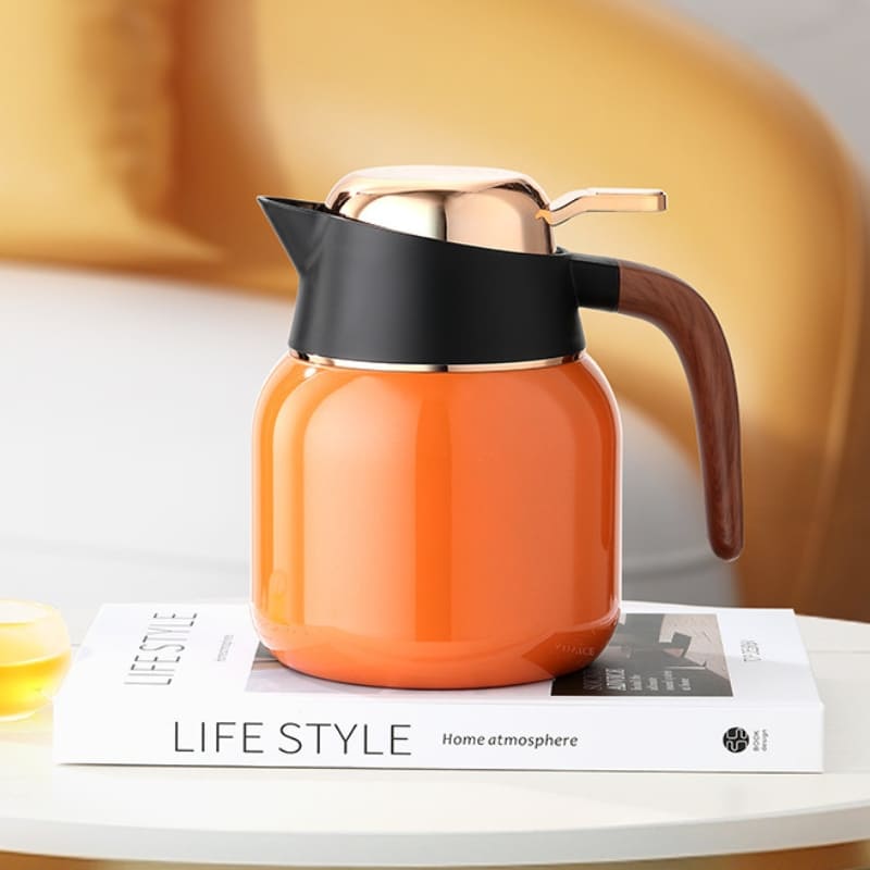 1000ml Stainless Steel and Ceramic Coffee and Tea Thermos Bottle