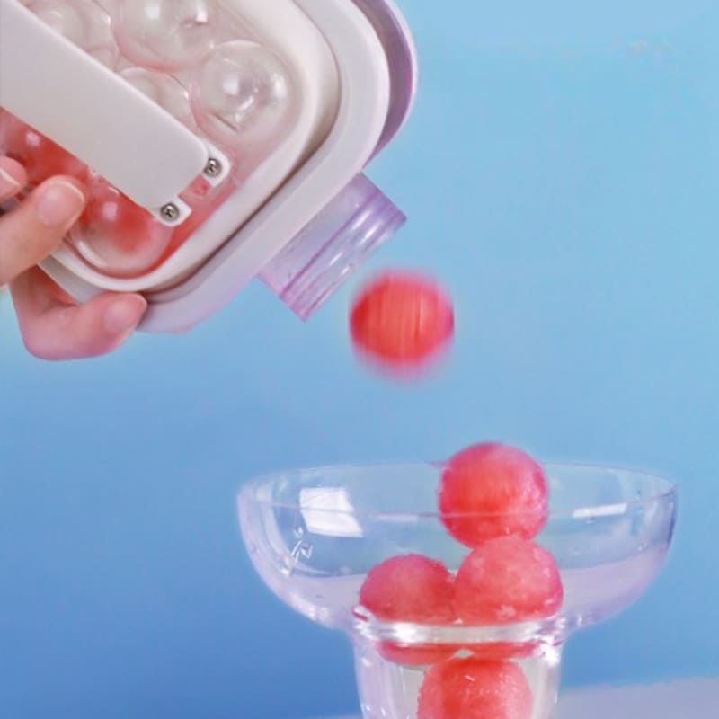 Round Ice Cube Shape Water Bottle