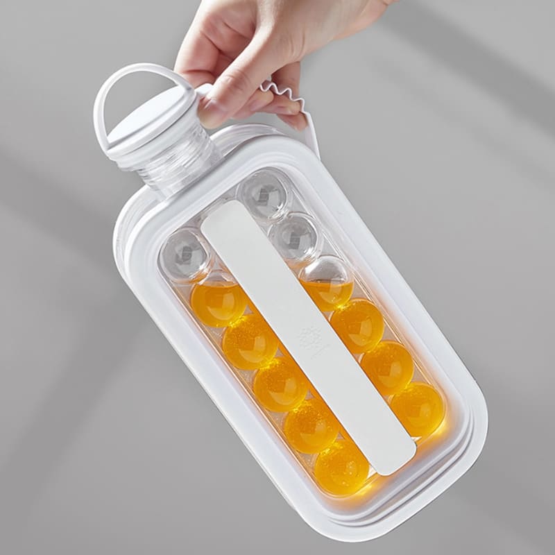 Round Ice Cube Shape Water Bottle
