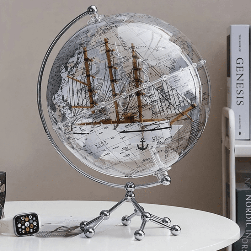 Transparent Globe for Living Room Decoration