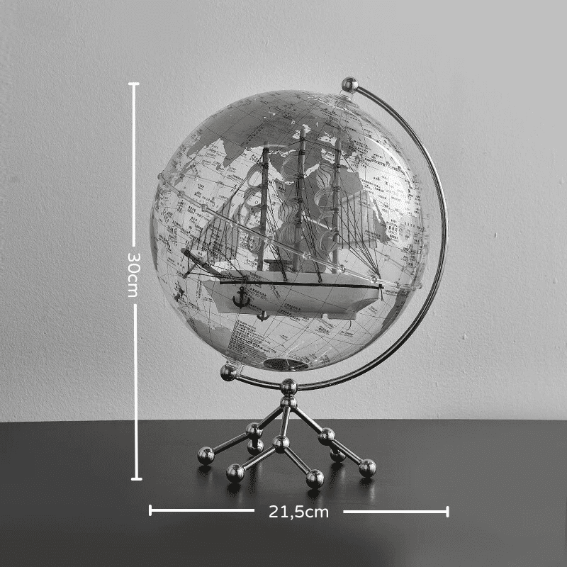 Transparent Globe for Living Room Decoration