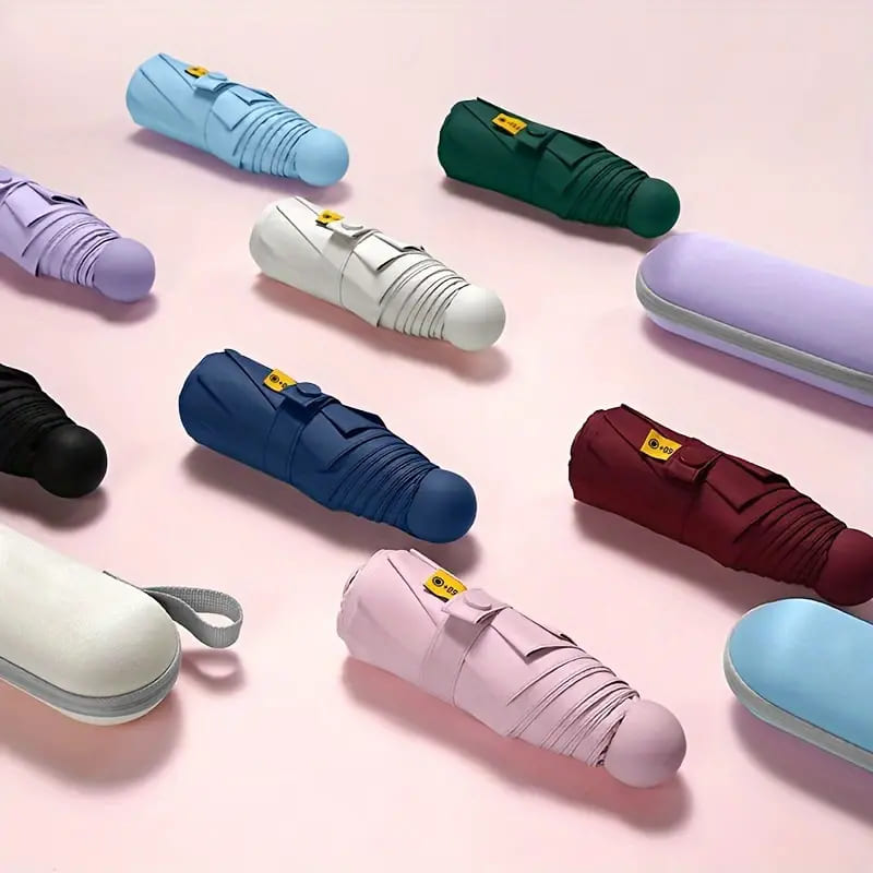 Mini Pocket Umbrella Resistant UV Protection
