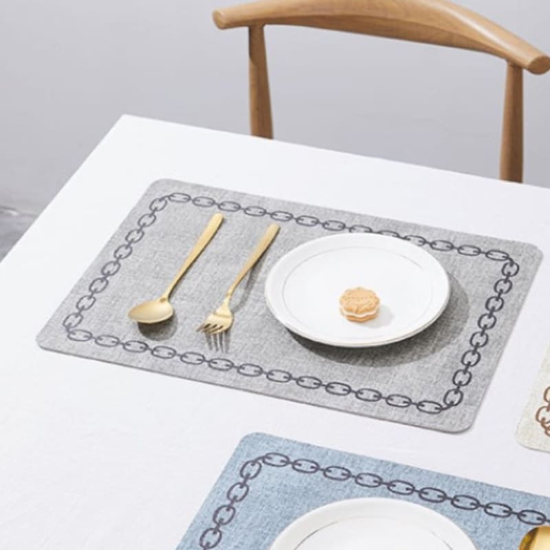 Square Decorative Placemat and Coaster Set